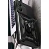 Xiaomi Redmi 13c Kılıf Pars Lens Yüzüklü Silikon - Siyah