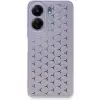 Xiaomi Redmi 13c Kılıf Petek Silikon Kapak - Lila