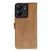 Xiaomi Redmi 13c Kılıf Trend S Plus Kapaklı Kılıf - Taba