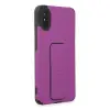 Xiaomi Redmi 9a Kılıf Mega Standlı Silikon - Mor