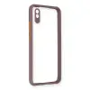 Xiaomi Redmi 9a Kılıf Miami Şeffaf Silikon - Açık Mor