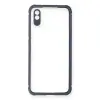 Xiaomi Redmi 9a Kılıf Miami Şeffaf Silikon - Gri