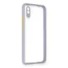 Xiaomi Redmi 9a Kılıf Miami Şeffaf Silikon - Lila