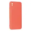 Xiaomi Redmi 9a Kılıf Nano İçi Kadife Silikon - Turuncu