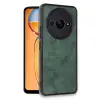 Xiaomi Redmi A3 4g Kılıf Aras Deri Kapak - Koyu Yeşil
