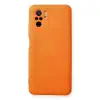 Xiaomi Redmi Note 10 Kılıf Nano İçi Kadife Silikon - Turuncu