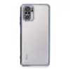 Xiaomi Redmi Note 10 Kılıf Razer Lensli Silikon - Açık Mavi