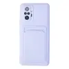 Xiaomi Redmi Note 10 Pro Kılıf Kelvin Kartvizitli Silikon - Lila