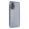 Xiaomi Redmi Note 10 Pro Kılıf Razer Lensli Silikon - Açık Mavi