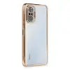 Xiaomi Redmi Note 10 Pro Kılıf Razer Lensli Silikon - Gold