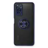 Xiaomi Redmi Note 11 Kılıf Montreal Yüzüklü Silikon Kapak - Lacivert