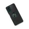 Xiaomi Redmi Note 11 Kılıf Montreal Yüzüklü Silikon Kapak - Yeşil