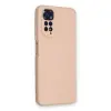 Xiaomi Redmi Note 11 Kılıf Nano İçi Kadife Silikon - Pudra