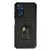 Xiaomi Redmi Note 11 Kılıf Pars Lens Yüzüklü Silikon - Siyah