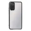 Xiaomi Redmi Note 11 Kılıf Razer Lensli Silikon - Siyah
