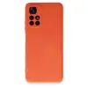 Xiaomi Redmi Note 11t Kılıf Nano İçi Kadife Silikon - Turuncu