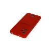 Xiaomi Redmi Note 12 4g Kılıf Kelvin Kartvizitli Silikon - Kırmızı
