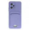 Xiaomi Redmi Note 12 4g Kılıf Kelvin Kartvizitli Silikon - Lila