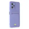 Xiaomi Redmi Note 12 4g Kılıf Kelvin Kartvizitli Silikon - Lila