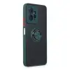 Xiaomi Redmi Note 12 4g Kılıf Montreal Yüzüklü Silikon Kapak - Yeşil