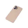 Xiaomi Redmi Note 12 4g Kılıf Nano İçi Kadife Silikon - Pudra