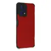 Xiaomi Redmi Note 12 5g Kılıf Loop Deri Silikon - Kırmızı