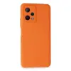 Xiaomi Redmi Note 12 5g Kılıf Nano İçi Kadife Silikon - Turuncu