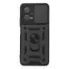 Xiaomi Redmi Note 12 5g Kılıf Pars Lens Yüzüklü Silikon - Siyah