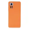 Xiaomi Redmi Note 12 Pro 4g Kılıf Nano İçi Kadife Silikon - Turuncu