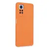 Xiaomi Redmi Note 12 Pro 4g Kılıf Nano İçi Kadife Silikon - Turuncu