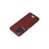Xiaomi Redmi Note 12s Kılıf Kelvin Kartvizitli Silikon - Bordo