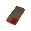 Xiaomi Redmi Note 12s Kılıf Montreal Silikon Kapak - Kırmızı