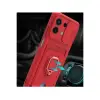 Xiaomi Redmi Note 13 4g Kılıf Zuma Kartvizitli Yüzüklü Silikon - Pembe