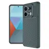 Xiaomi Redmi Note 13 Pro 4g Kılıf Auto Focus Karbon Kapak - Koyu Yeşil