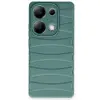 Xiaomi Redmi Note 13 Pro 4g Kılıf Bibercas Silikon Kapak - Koyu Yeşil