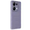 Xiaomi Redmi Note 13 Pro 4g Kılıf Bibercas Silikon Kapak - Lila
