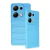 Xiaomi Redmi Note 13 Pro 4g Kılıf Bibercas Silikon Kapak - Mavi