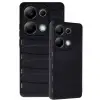 Xiaomi Redmi Note 13 Pro 4g Kılıf Bibercas Silikon Kapak - Siyah