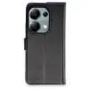 Xiaomi Redmi Note 13 Pro 4g Kılıf Trend S Plus Kapaklı Kılıf - Siyah