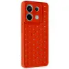 Xiaomi Redmi Note 13 Pro 5g Kılıf Petek Silikon Kapak - Kırmızı