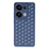 Xiaomi Redmi Note 13 Pro 5g Kılıf Petek Silikon Kapak - Lacivert