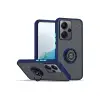 Xiaomi Redmi Note 13 Pro Plus Kılıf Montreal Yüzüklü Silikon Kapak - Lacivert