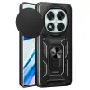 Xiaomi Redmi Note 14 Pro 4g Kılıf Pars Lens Yüzüklü Silikon - Siyah