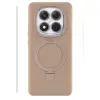 Xiaomi Redmi Note 14 Pro 4g Regal Magsafe Standlı Kapak - Çöl Titanyum