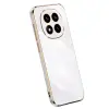 Xiaomi Redmi Note 14 Pro 5g Kılıf Volet Silikon - Beyaz