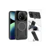 Xiaomi Redmi Note 14 Pro Plus Kılıf Joy Lens Standlı Kapak - Siyah