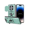 Xiaomi Redmi Note 14 Pro Plus Kılıf Pars Lens Yüzüklü Silikon - Yeşil