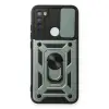Xiaomi Redmi Note 8 Kılıf Pars Lens Yüzüklü Silikon - Yeşil