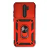 Xiaomi Redmi Note 8 Pro Kılıf Pars Lens Yüzüklü Silikon - Kırmızı