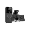 Xiaomi Redmi Note 9 Joy Lens Standlı Kapak - Siyah